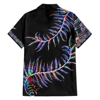 New Zealand Hawaiian Shirt Aotearoa Silver Fern Mixed Papua Shell Purple Vibe LT9 - Polynesian Pride