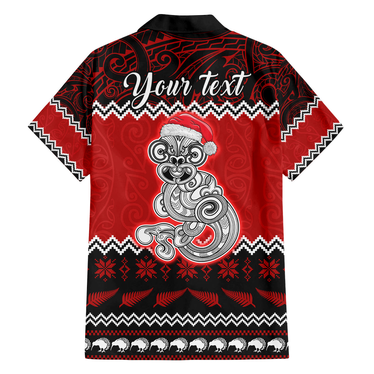 Personalised New Zealand Christmas Family Matching Long Sleeve Bodycon Dress and Hawaiian Shirt Maori Tiki Meri Kirihimete LT9 - Polynesian Pride