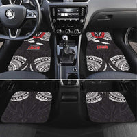 Samoa Black Saturday Car Mats Samoa mo Samoa with Black Ula Fala