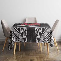 Samoa Black Saturday Tablecloth Samoa mo Samoa with Black Ula Fala