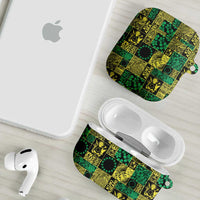 Cook Islands Mere Kiritimiti AirPods Case Pacific Patchwork Xmas Vibes - Polynesian Pride