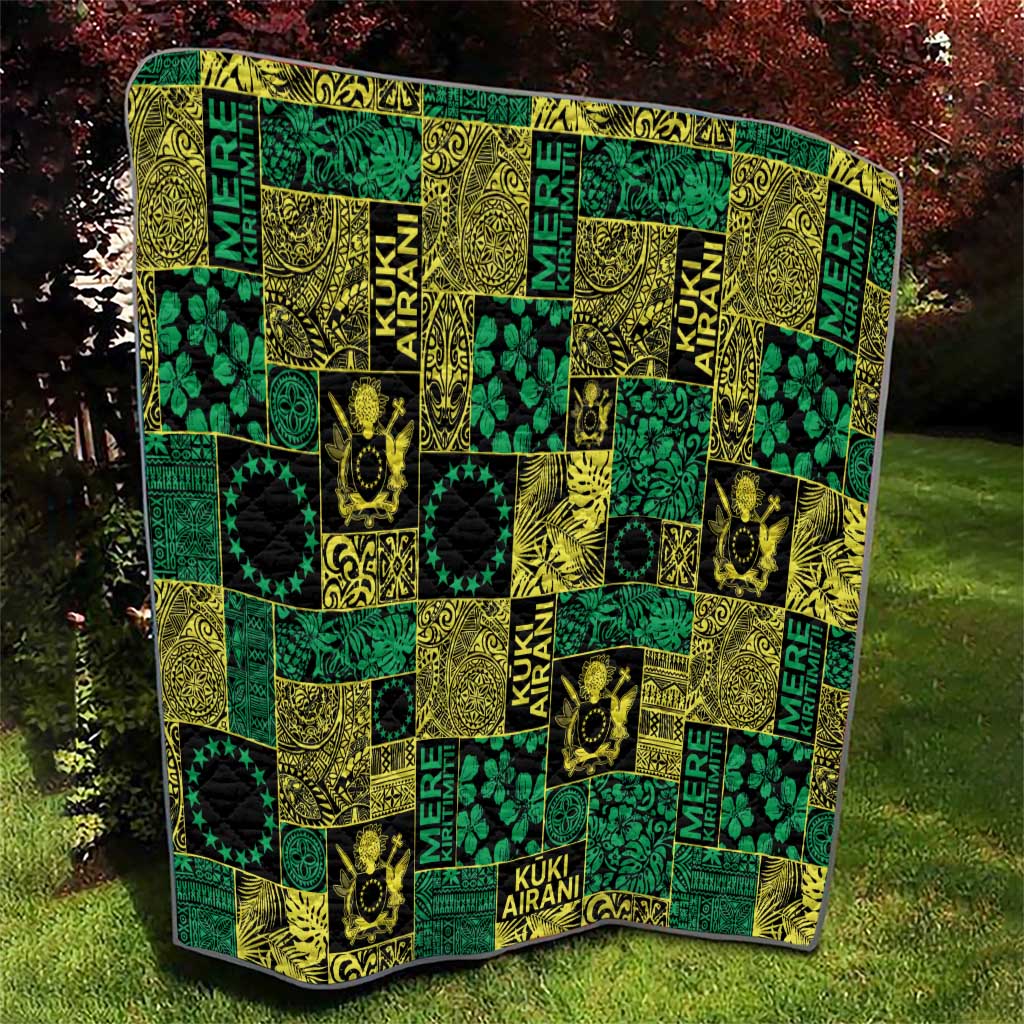 Cook Islands Mere Kiritimiti Quilt Pacific Patchwork Xmas Vibes - Polynesian Pride