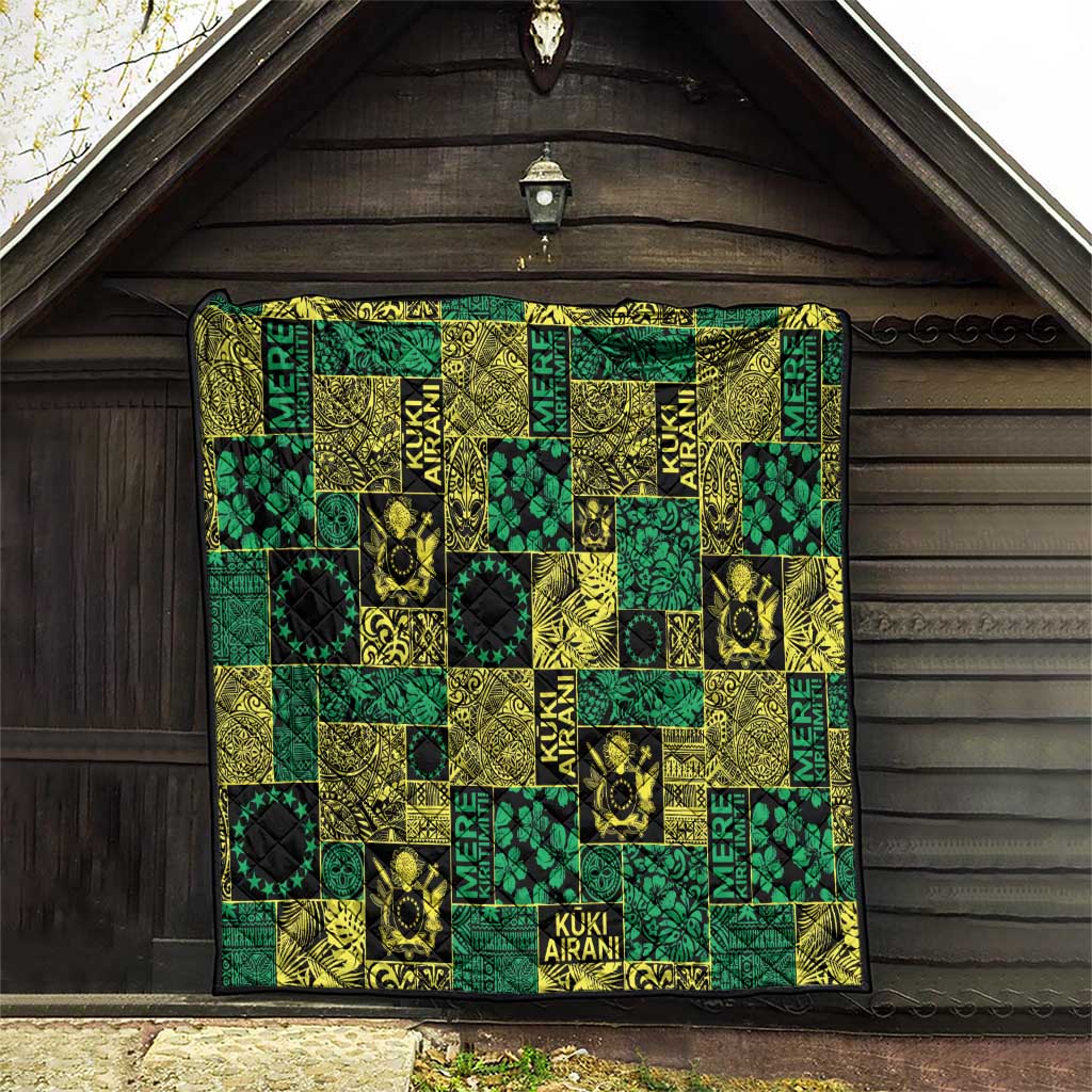 Cook Islands Mere Kiritimiti Quilt Pacific Patchwork Xmas Vibes - Polynesian Pride