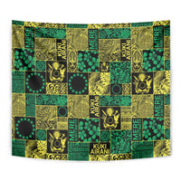 Cook Islands Mere Kiritimiti Tapestry Pacific Patchwork Xmas Vibes - Polynesian Pride