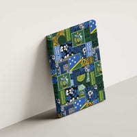 Solomon Islands Meri Kirihimete Canvas Wall Art Pacific Patchwork Xmas Vibes - Polynesian Pride