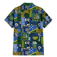 Solomon Islands Meri Kirihimete Family Matching Mermaid Dress and Hawaiian Shirt Pacific Patchwork Xmas Vibes - Polynesian Pride