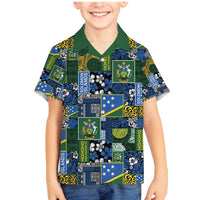 Solomon Islands Meri Kirihimete Family Matching Mermaid Dress and Hawaiian Shirt Pacific Patchwork Xmas Vibes - Polynesian Pride