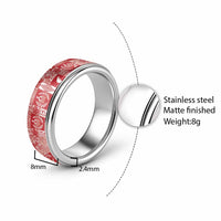 Red Tonga Kilisimasi Fiefia Classic Ring Pacific Patchwork Xmas Vibes - Polynesian Pride