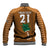 Custom Hawaii Honolulu Bowl Baseball Jacket With Kakau Tribal Pattern LT9 - Polynesian Pride