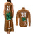 Custom Hawaii Honolulu Bowl Couples Matching Tank Maxi Dress and Long Sleeve Button Shirt With Kakau Tribal Pattern LT9 - Polynesian Pride