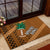 Custom Hawaii Honolulu Bowl Rubber Doormat With Kakau Tribal Pattern LT9 - Polynesian Pride