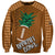 Custom Hawaii Honolulu Bowl Sweatshirt With Kakau Tribal Pattern LT9 Unisex Brown - Polynesian Pride