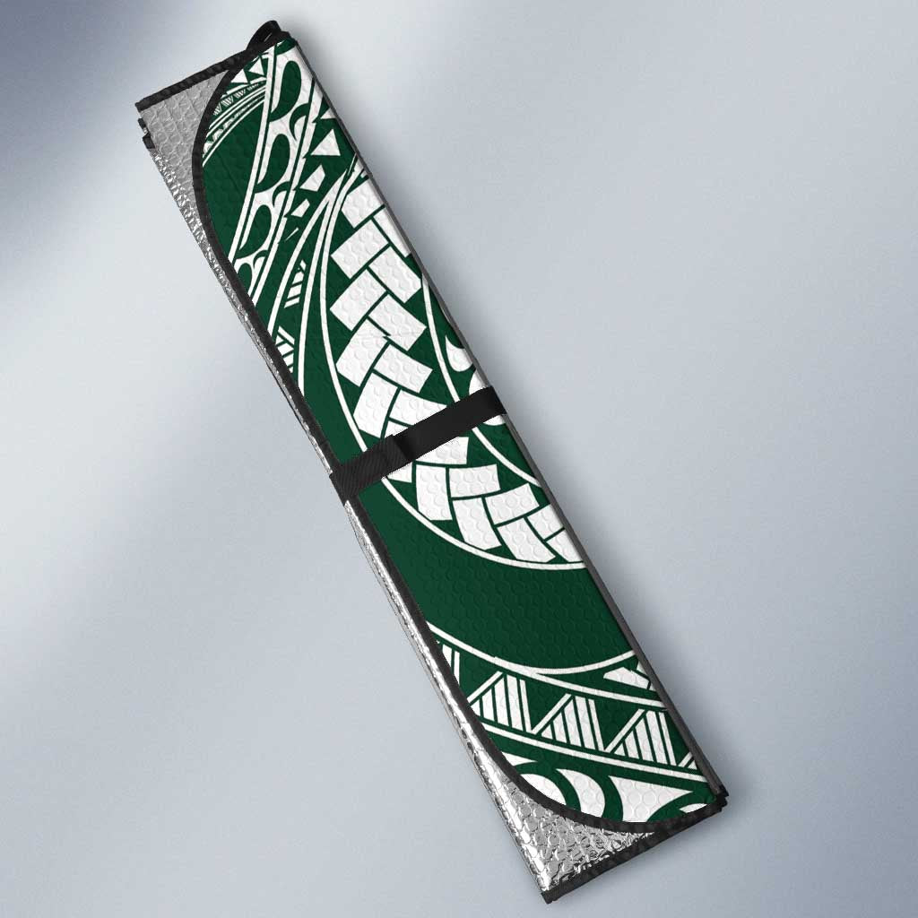 Polynesian Hawaii Volleyball Custom Auto Sun Shade Kakau with Sport Style - Polynesian Pride