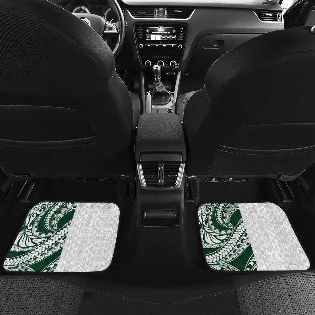 Polynesian Hawaii Volleyball Custom Car Mats Kakau with Sport Style