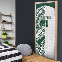 Polynesian Hawaii Volleyball Custom Door Cover Kakau with Sport Style - Polynesian Pride
