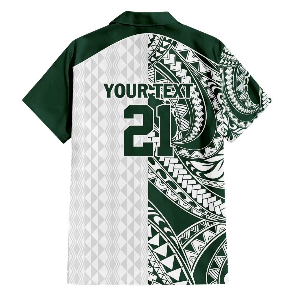 Polynesian Hawaii Volleyball Custom Hawaiian Shirt Kakau with Sport Style