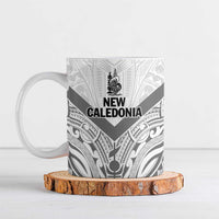 New Caledonia Football Custom Ceramic Mug Go Champions Les Cagous - Polynesian Pride