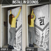 New Caledonia Football Custom Door Cover Go Champions Les Cagous - Polynesian Pride