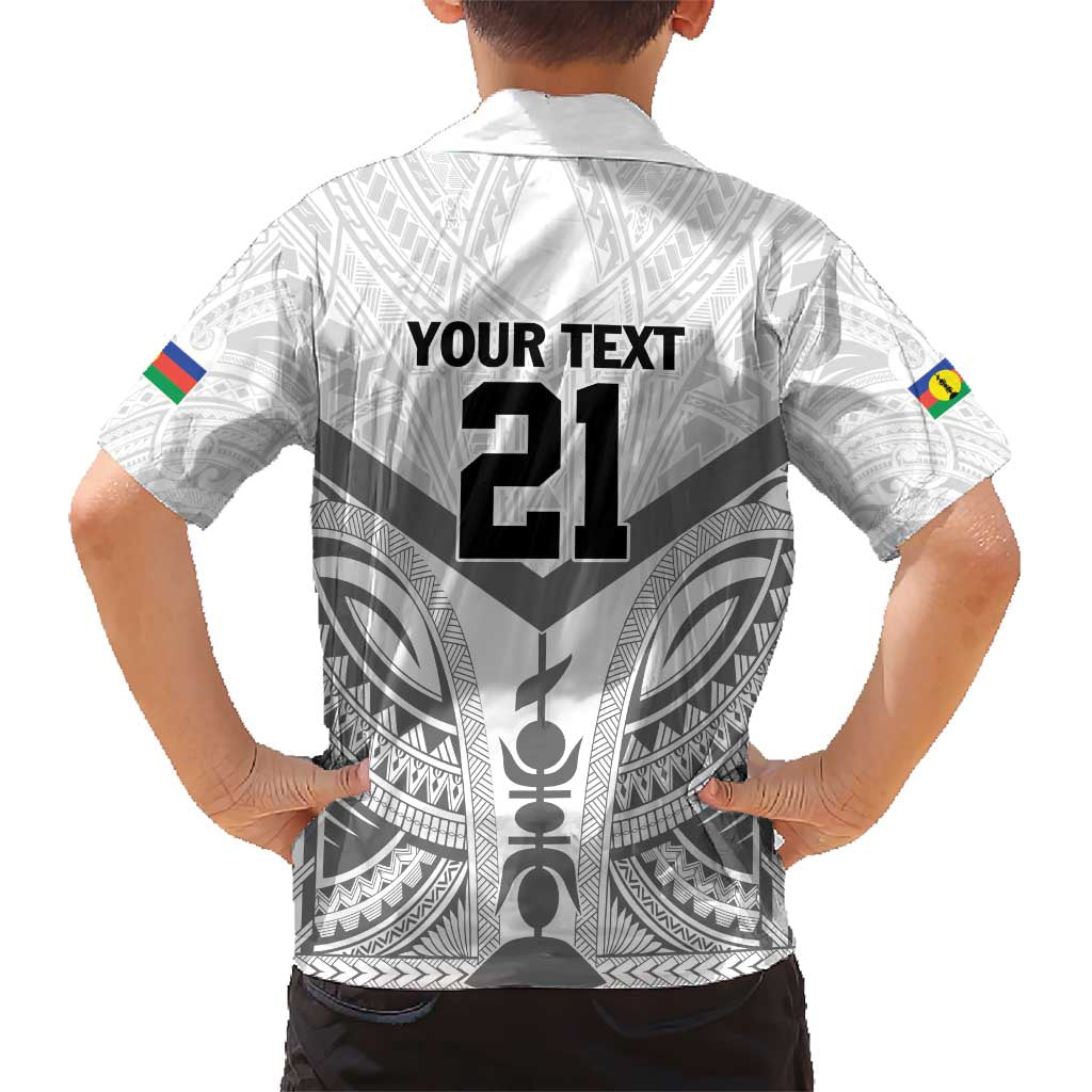 New Caledonia Football Custom Kid Hawaiian Shirt Go Champions Les Cagous LT9 - Polynesian Pride