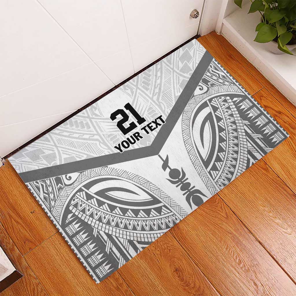 New Caledonia Football Custom Rubber Doormat Go Champions Les Cagous LT9 - Polynesian Pride