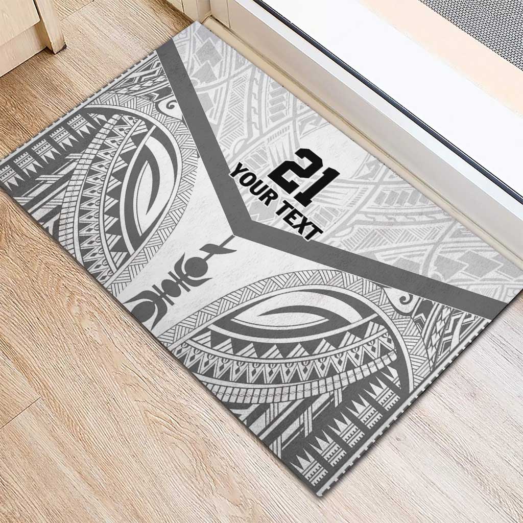 New Caledonia Football Custom Rubber Doormat Go Champions Les Cagous LT9 - Polynesian Pride