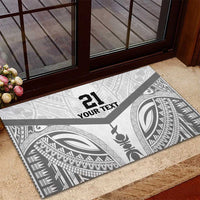New Caledonia Football Custom Rubber Doormat Go Champions Les Cagous LT9 - Polynesian Pride