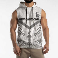 New Caledonia Football Custom Sleeveless Hoodie Go Champions Les Cagous - Polynesian Pride