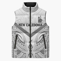 New Caledonia Football Custom Sleeveless Puffer Jacket Go Champions Les Cagous - Polynesian Pride
