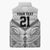 New Caledonia Football Custom Sleeveless Puffer Jacket Go Champions Les Cagous - Polynesian Pride