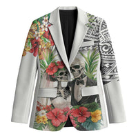 Skeleton Love for Valentine’s Day Blazer Polynesian Tribal Love Forever - Polynesian Pride