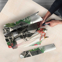 Skeleton Love for Valentine’s Day Umbrella Polynesian Tribal Love Forever - Polynesian Pride