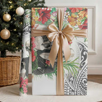 Skeleton Love for Valentine’s Day Wrapping Paper Polynesian Tribal Love Forever - Polynesian Pride