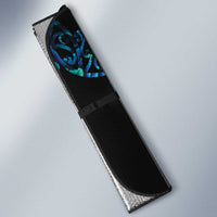 All Black Maori Tribal Tattoo Personalised Auto Sun Shade Polynesian Style LT9 - Polynesian Pride