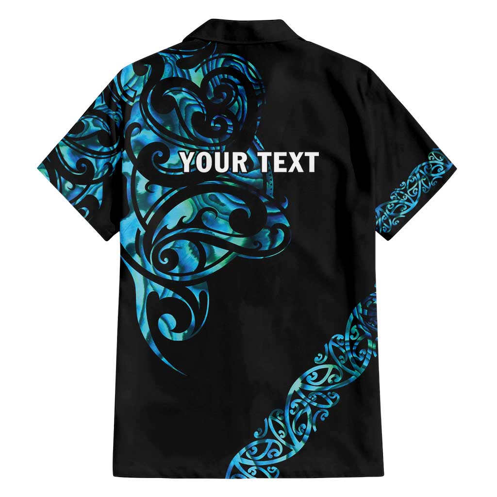 All Black Maori Tribal Tattoo Personalised Family Matching Long Sleeve Bodycon Dress and Hawaiian Shirt Polynesian Style