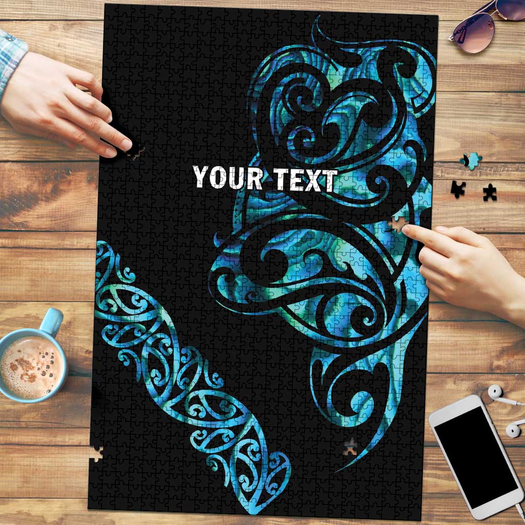 All Black Maori Tribal Tattoo Personalised Puzzle Polynesian Style - Polynesian Pride
