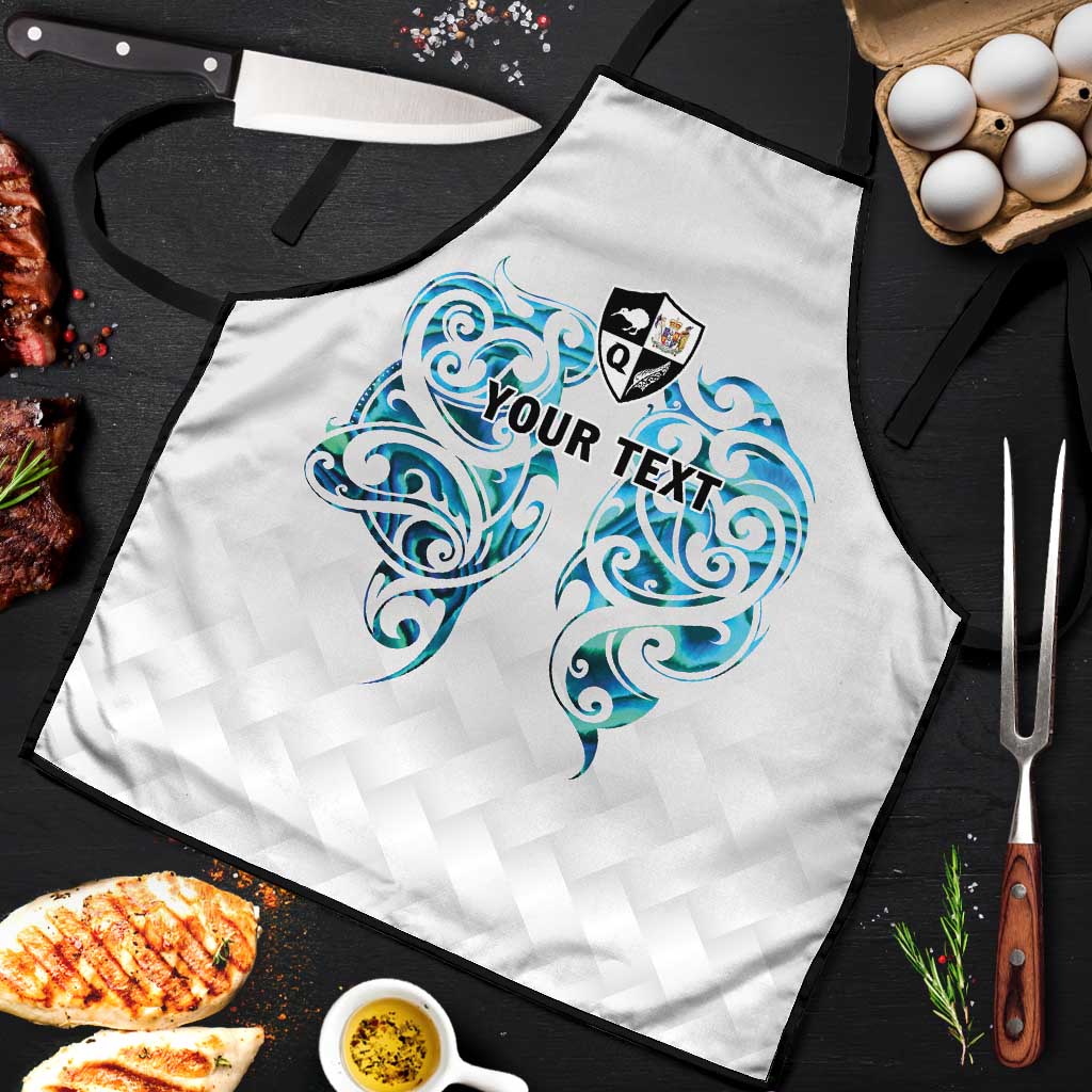 Queensland Maori Kiwi Personalised Apron Ma Kakariki Papua Shell Maori Tribal Tattoo - Polynesian Pride
