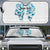 Queensland Maori Kiwi Personalised Auto Sun Shade Ma Kakariki Papua Shell Maori Tribal Tattoo - Polynesian Pride