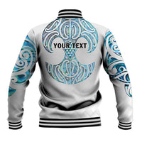 Queensland Maori Kiwi Personalised Baseball Jacket Ma Kakariki Papua Shell Maori Tribal Tattoo