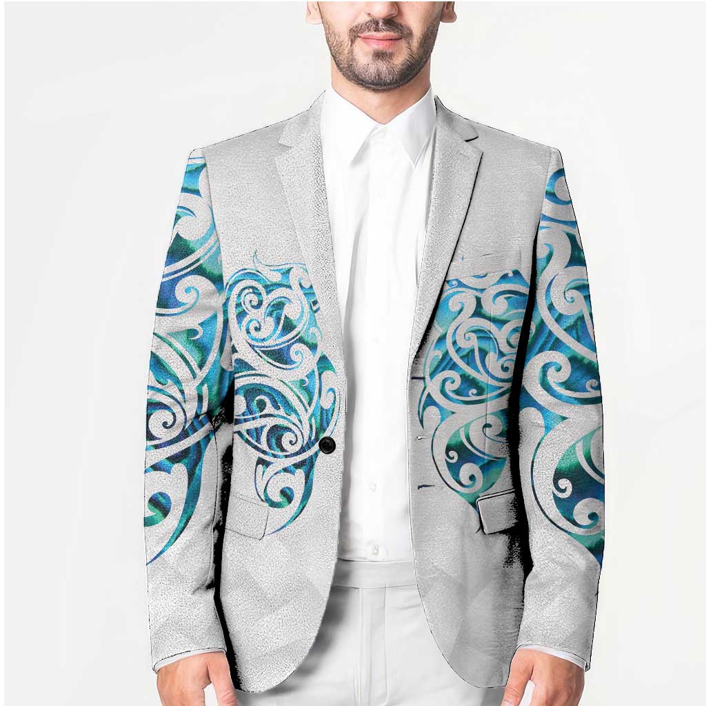 Queensland Maori Kiwi Personalised Blazer Ma Kakariki Papua Shell Maori Tribal Tattoo - Polynesian Pride