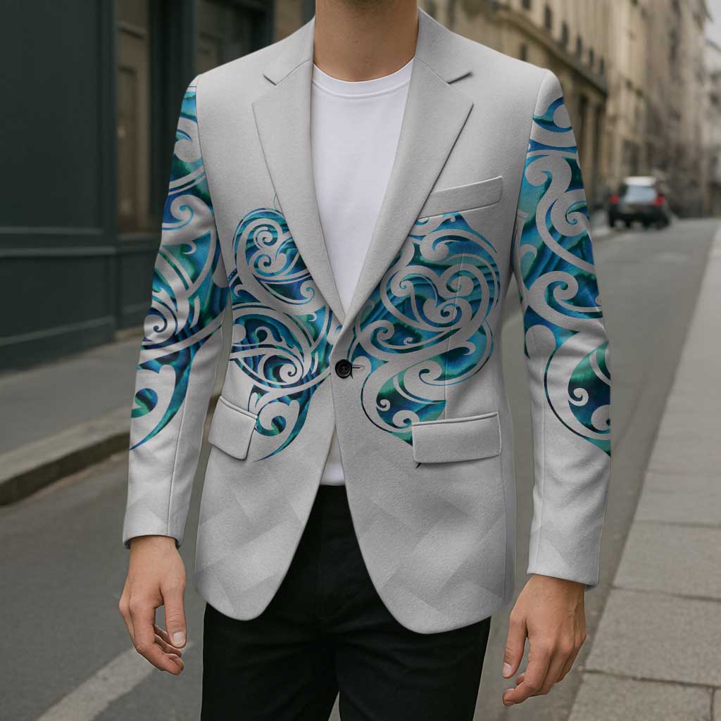 Queensland Maori Kiwi Personalised Blazer Ma Kakariki Papua Shell Maori Tribal Tattoo - Polynesian Pride