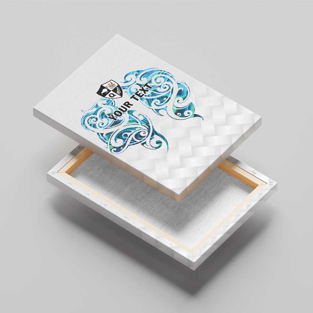 Queensland Maori Kiwi Personalised Canvas Wall Art Ma Kakariki Papua Shell Maori Tribal Tattoo