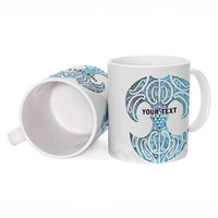 Queensland Maori Kiwi Personalised Ceramic Mug Ma Kakariki Papua Shell Maori Tribal Tattoo - Polynesian Pride