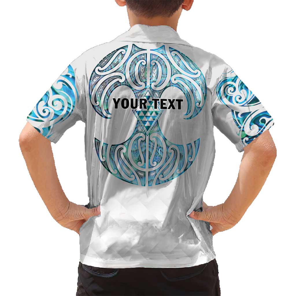 Queensland Maori Kiwi Personalised Family Matching Long Sleeve Bodycon Dress and Hawaiian Shirt Ma Kakariki Papua Shell Maori Tribal Tattoo