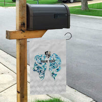 Queensland Maori Kiwi Personalised Garden Flag Ma Kakariki Papua Shell Maori Tribal Tattoo