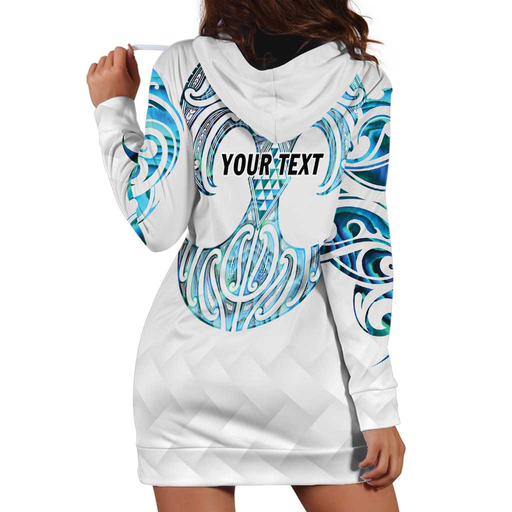 Queensland Maori Kiwi Personalised Hoodie Dress Ma Kakariki Papua Shell Maori Tribal Tattoo