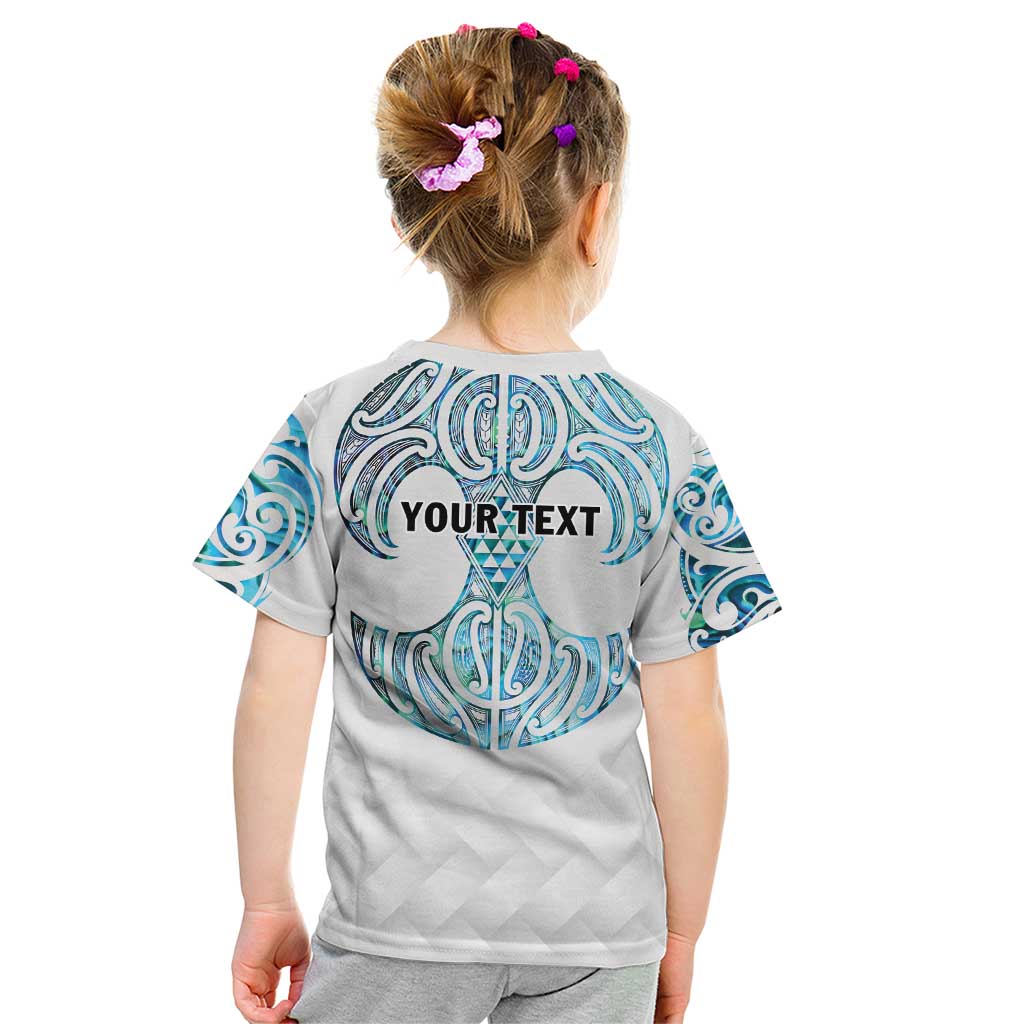 Queensland Maori Kiwi Personalised Kid T Shirt Ma Kakariki Papua Shell Maori Tribal Tattoo