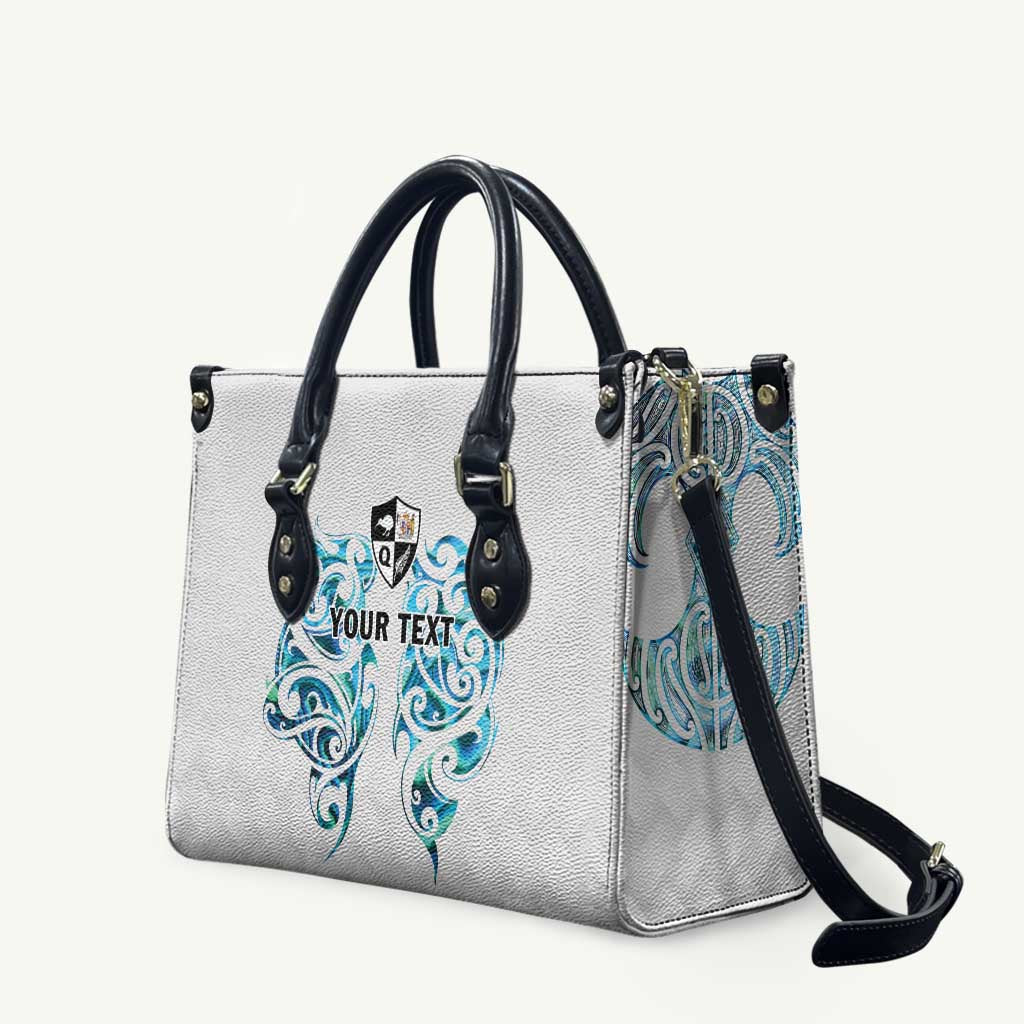Queensland Maori Kiwi Personalised Leather Bag Ma Kakariki Papua Shell Maori Tribal Tattoo - Polynesian Pride