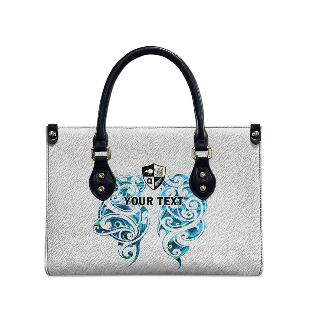Queensland Maori Kiwi Personalised Leather Bag Ma Kakariki Papua Shell Maori Tribal Tattoo - Polynesian Pride