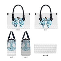 Queensland Maori Kiwi Personalised Leather Bag Ma Kakariki Papua Shell Maori Tribal Tattoo - Polynesian Pride