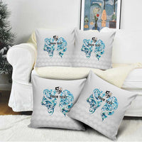 Queensland Maori Kiwi Personalised Pillow Cover Ma Kakariki Papua Shell Maori Tribal Tattoo - Polynesian Pride